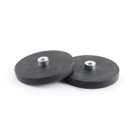 Rubber Coated Magnet - Internal Thread