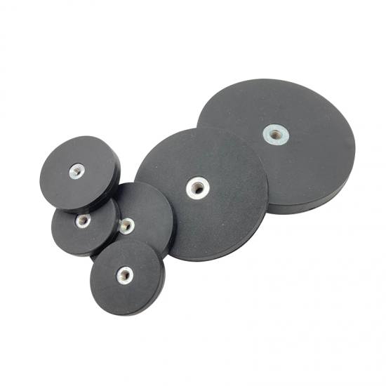 Rubber Coated Magnet - Internal Thread